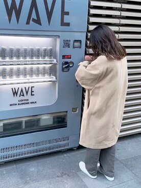 「note et silence （ノートエシロンス）のアイテム（ジャケット/アウター）」を使った、chikaさん（レディース・164cm）の冬コーディネート