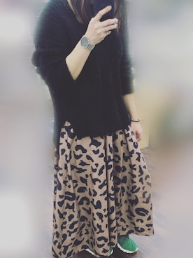 「Daniel Wellington（ダニエルウェリントン）の販売終了クラシックペティット アッシュフィールド32mm（アナログ腕時計）」を使った、Ｙさん（レディース・159cm）の冬コーディネート