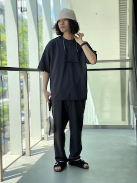 「BEAUTY&YOUTH UNITED ARROWS（ビューティーアンドユースユナイテッドアローズ）のアイテム（財布/小物）」を使った、田中　利樹さん（メンズ・170cm）の春コーディネート