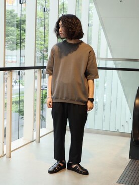 「BEAUTY&YOUTH UNITED ARROWS（ビューティーアンドユースユナイテッドアローズ）のBY チェーン ブレスレット（ブレスレット、その他）」を使った、田中　利樹さん（メンズ・170cm）の春コーディネート