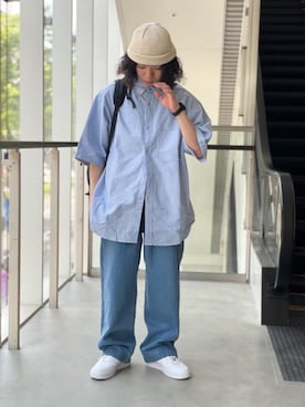 田中　利樹さん（メンズ・170cm）の夏コーディネート