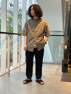 田中　利樹さん（メンズ・170cm）の夏コーディネート