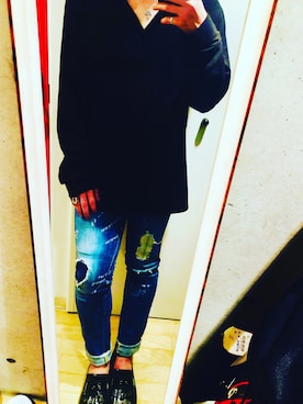 「DOLCE&GABBANA（ドルチェアンドガッバーナ）のアイテム（ローファー）」を使った、Seiyaさん（メンズ・170cm）の春コーディネート