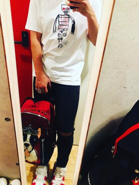 「DOLCE&GABBANA（ドルチェアンドガッバーナ）のアイテム（バッグ）」を使った、Seiyaさん（メンズ・170cm）の夏コーディネート