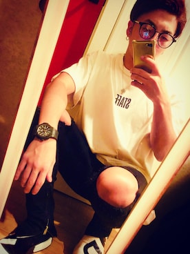 「vetements」｜「アイテム（アナログ腕時計）」を使った、Seiyaさん（メンズ・170cm）の秋コーディネート