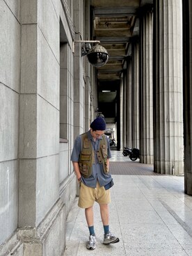 「fog（フォグ）のアイテム」を使った、Calvさん（メンズ・176cm）の春コーディネート