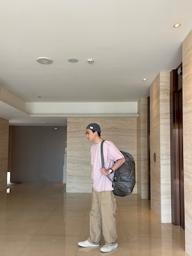 「Article Number（アーティクル ナンバー）のアイテム」を使った、Calvさん（メンズ・176cm）の春コーディネート