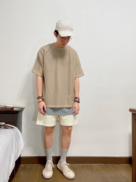 「Article Number（アーティクル ナンバー）のアイテム」を使った、Calvさん（メンズ・176cm）の夏コーディネート
