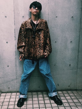 「MYne（マイン）のアイテム（ジャケット/アウター）」を使った、Haruhiroさん（メンズ・170cm）の秋コーディネート
