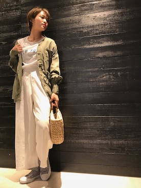 「モダール」｜𝕊𝔸さん（レディース・157cm）の春コーディネート