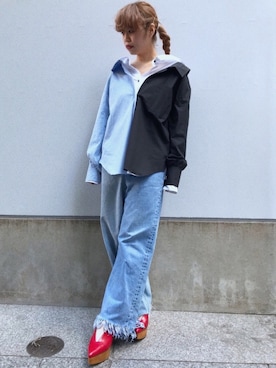 「Cry.」｜CRY. Riiさん（レディース・162cm）の冬コーディネート