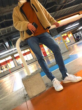「RAGEBLUE（レイジブルー）のアイテム（その他アウター）」を使った、syo-maさん（メンズ・175cm）の秋コーディネート