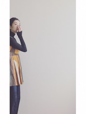 「EN ROUTE（アンルート）のアイテム」を使った、saki takahashiさん（レディース・163cm）の冬コーディネート