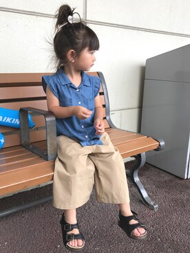 anjuさん(キッズ・90cm)の夏コーディネート