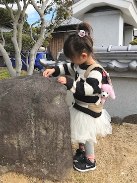 anjuさん（キッズ・90cm）の冬コーディネート