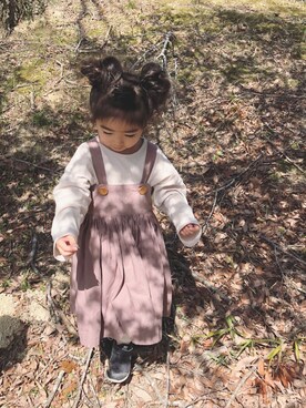 anjuさん（キッズ・90cm）の春コーディネート