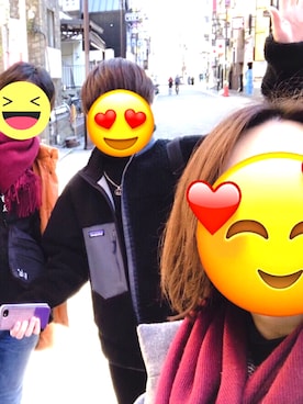 カニさんさん（メンズ・165cm）の冬コーディネート