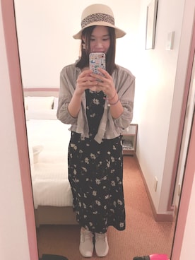 「chico_（チコ）のアイテム（ジャケット/アウター）」を使った、るりさん（レディース・157cm）の夏コーディネート