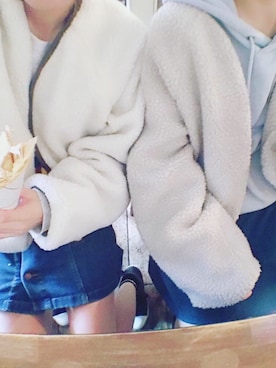「アイテム（ブルゾン）」を使った、ゆっこさん（レディース・152cm・30代）の秋コーディネート