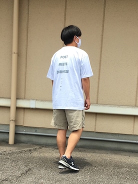 「Eddie Bauer（エディーバウアー）のアイテム（パンツ）」を使った、wrapsさん（メンズ・168cm）の夏コーディネート