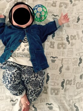 h a r u .さん（キッズ・70cm）の秋コーディネート