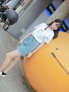Jasminさん（レディース・173cm・10代）の夏コーディネート