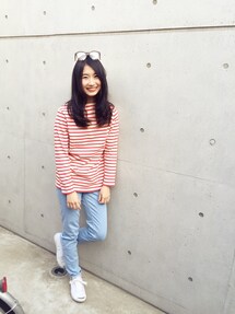 Adam et Rope' Le Magasin | Orcival ボートネックトップス(Tシャツ/カットソー)