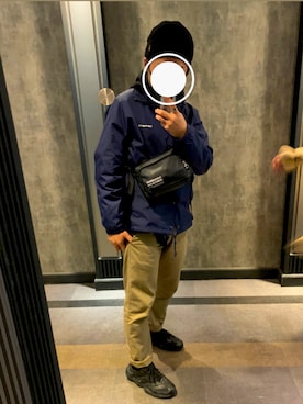 「Carhartt（カーハート）のアイテム（ナイロンジャケット）」を使った、taikiさん（メンズ・168cm）の秋コーディネート