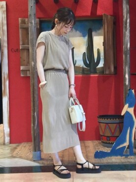 Hiromiさん（レディース・164cm）の夏コーディネート