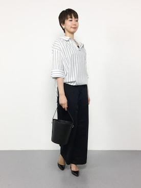 三由佳奈さん（レディース・160cm）の夏コーディネート