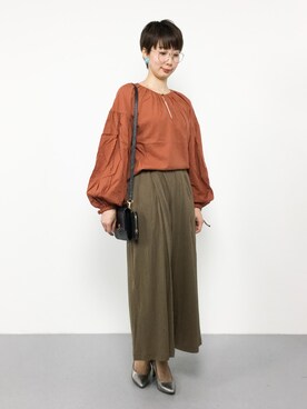三由佳奈さん（レディース・160cm）の夏コーディネート