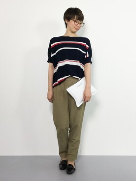 三由佳奈さん（レディース・160cm）の夏コーディネート