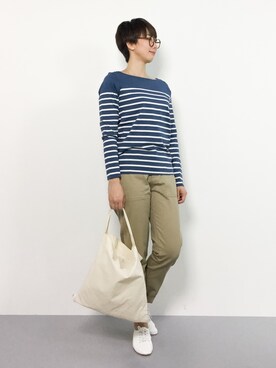 三由佳奈さん（レディース・160cm）の夏コーディネート