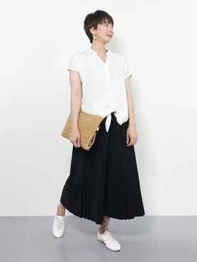 三由佳奈さん(レディース・160cm)の夏コーディネート