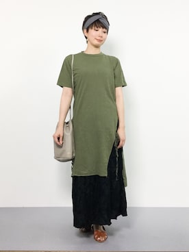 三由佳奈さん(レディース・160cm)の夏コーディネート