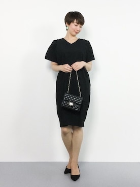 「STYLE DELI（スタイルデリ）のアイテム（ワンピース/ドレス）」を使った、三由佳奈さん（レディース・160cm）の夏コーディネート