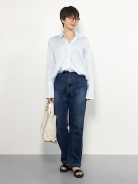 三由佳奈さん（レディース・160cm）の夏コーディネート