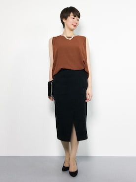 三由佳奈さん(レディース・160cm)の夏コーディネート