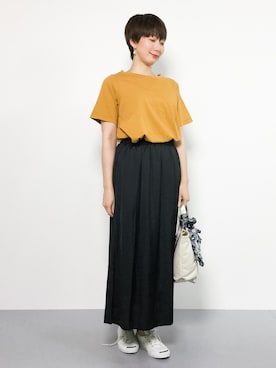 三由佳奈さん（レディース・160cm）の夏コーディネート