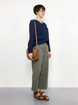 三由佳奈さん(レディース・160cm)の夏コーディネート