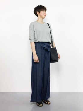 三由佳奈さん（レディース・160cm）の夏コーディネート