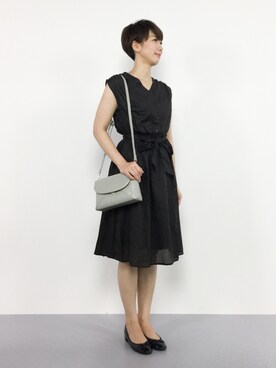 三由佳奈さん（レディース・160cm）の夏コーディネート