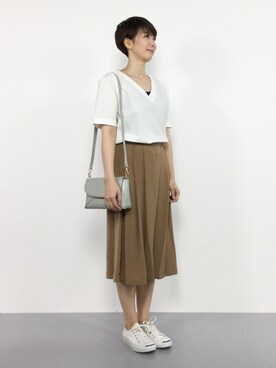 三由佳奈さん(レディース・160cm)の夏コーディネート