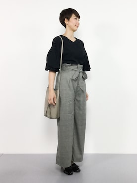 三由佳奈さん(レディース・160cm)の夏コーディネート