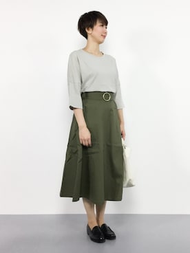 三由佳奈さん(レディース・160cm)の夏コーディネート