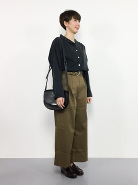 三由佳奈さん（レディース・160cm）の夏コーディネート