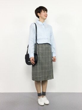 三由佳奈さん（レディース・160cm）の夏コーディネート