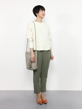 三由佳奈さん（レディース・160cm）の夏コーディネート