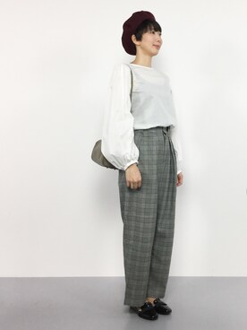 三由佳奈さん（レディース・160cm）の夏コーディネート