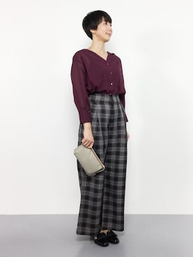 三由佳奈さん（レディース・160cm）の夏コーディネート